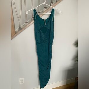 Free people dark green body on dress